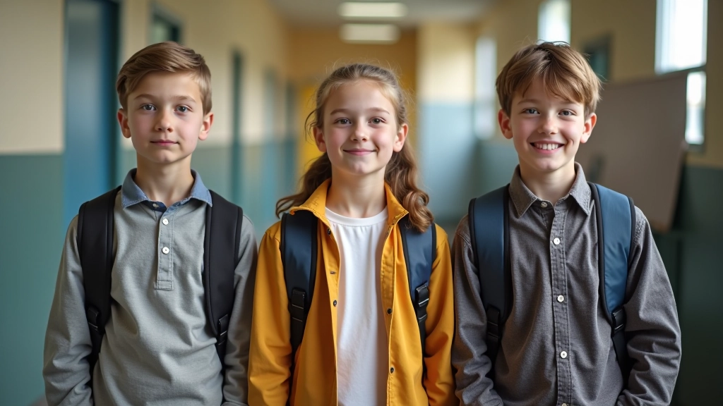 Tableau comparatif montrant budgets de rentrée par tranche d'âge, graphique avec enfants d'âges différents